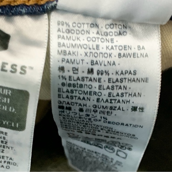 Levis Men Size 38 x 30 Jeans 505 Regular Fit Straight Light Wash Pants Stretch - Picture 8 of 9